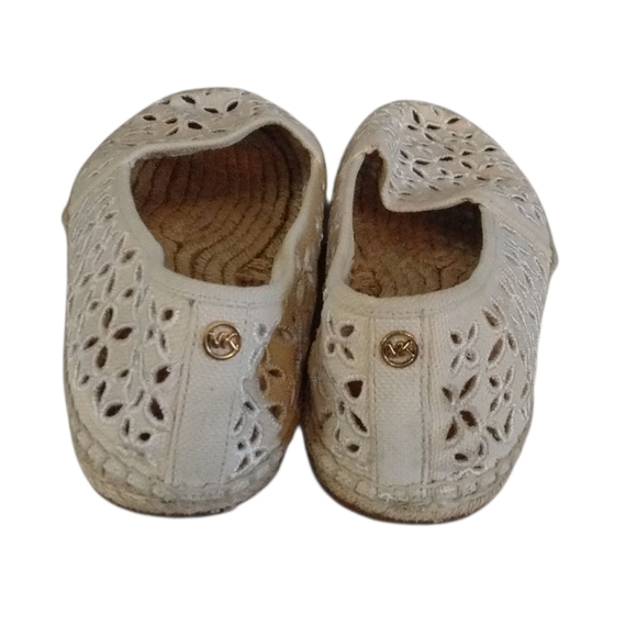 Michael Kors Cream Cut Out Espadrille Flats Size 8.5-9 - Picture 7 of 11